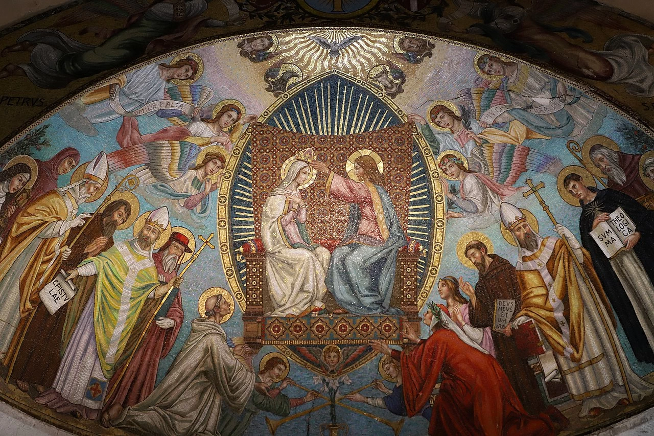 Incoronazione della Vergine - Abbazia di San Gaudenzio, dettaglio 6